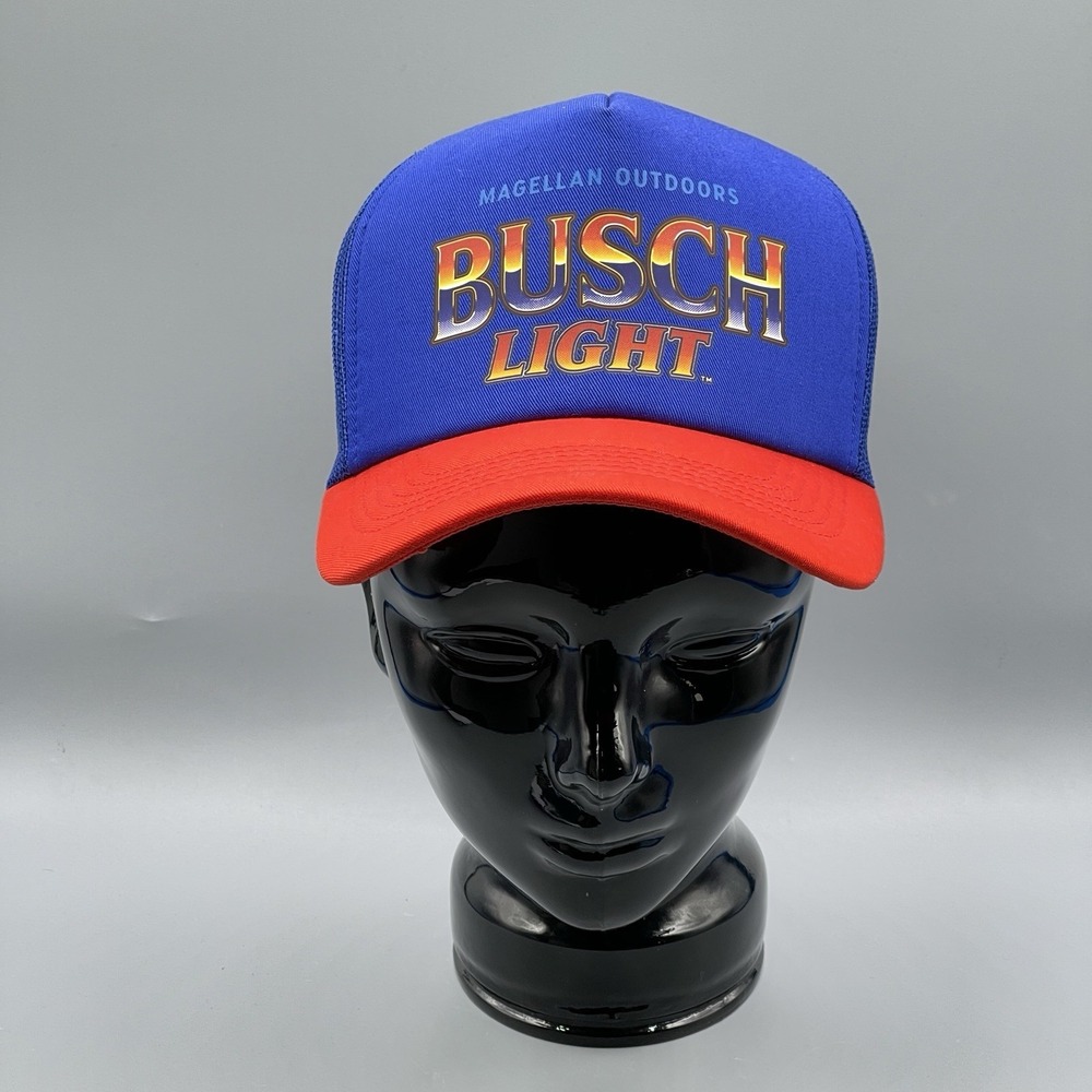 Busch Beer Baseball Cap Men's Adjustable Trucker Lite Fishing Gift